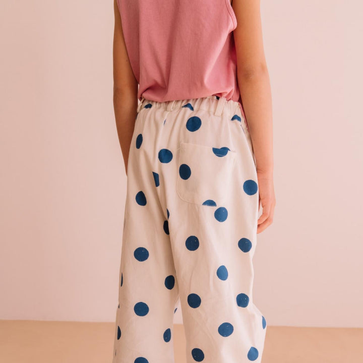 Broek Elia blauwe dots kids