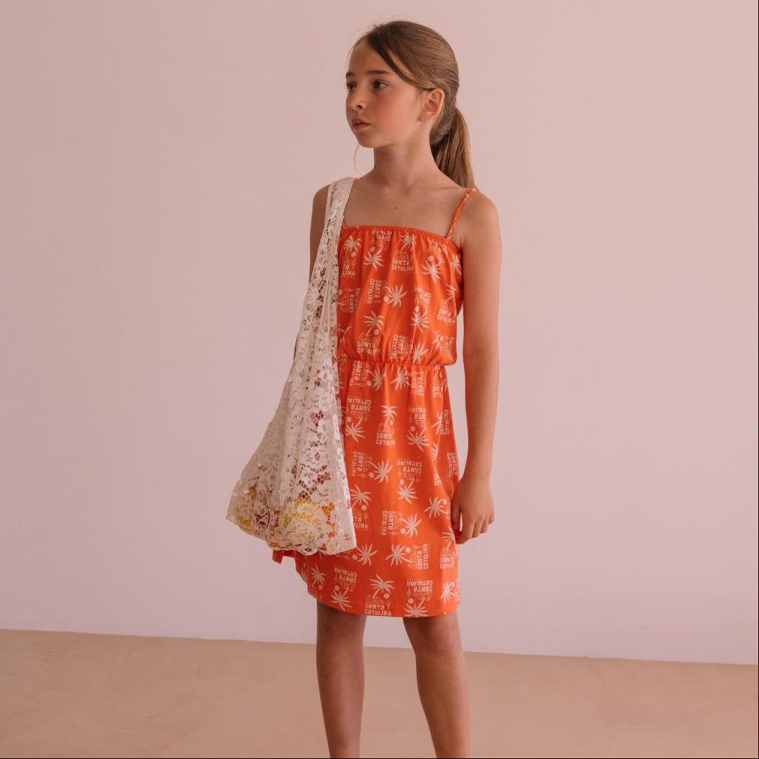 Jurk Mina palms kids & volwassenen