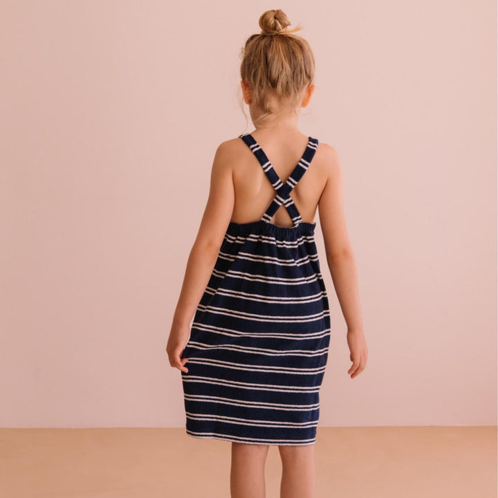 Robe Simonetta navy stripes kids