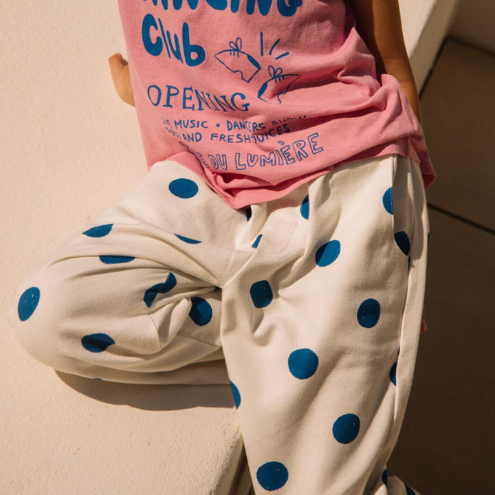 Broek Elia blauwe dots kids