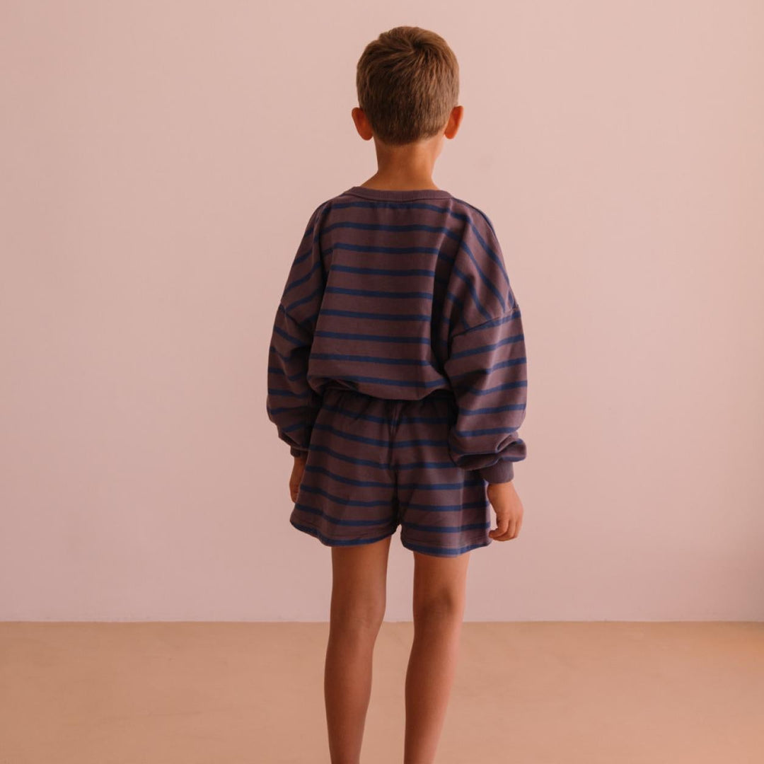 Short Marlow quiet stripes kids & volwassenen