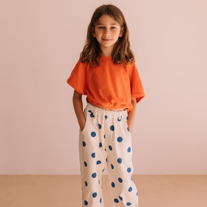 Broek Elia blauwe dots kids