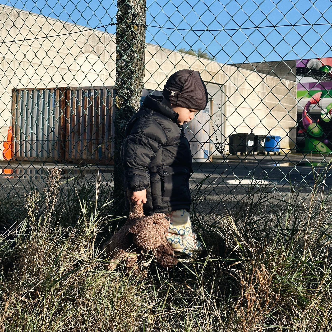 Mountain jacket black kids