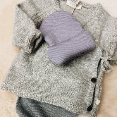 Minimalisma - Wrap sweater koala babies light grey / 3m