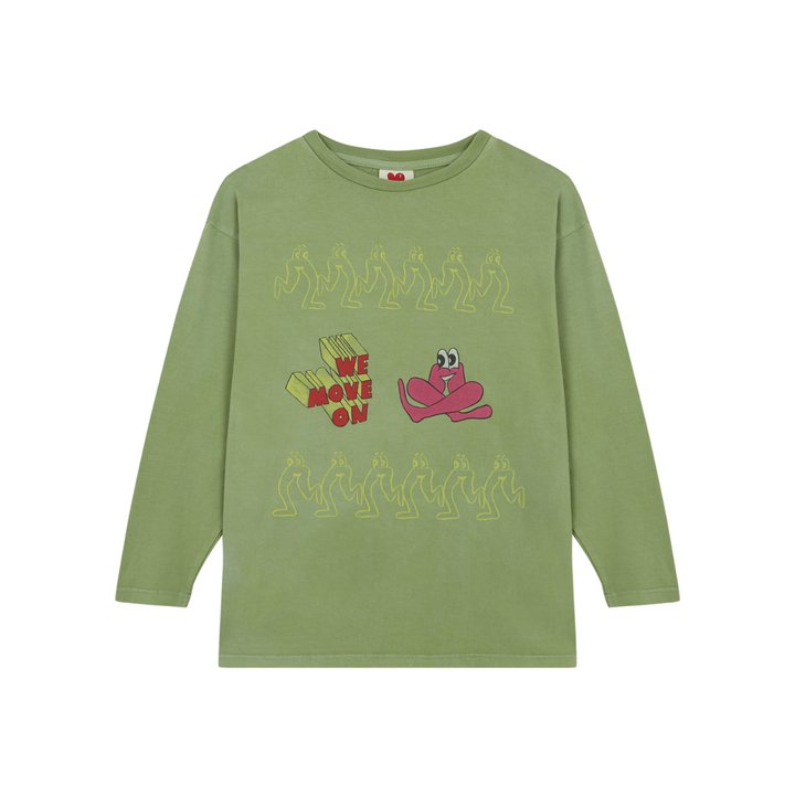 Fresh Dinosaurs - T-shirt long sleeves we move on / 2-3y