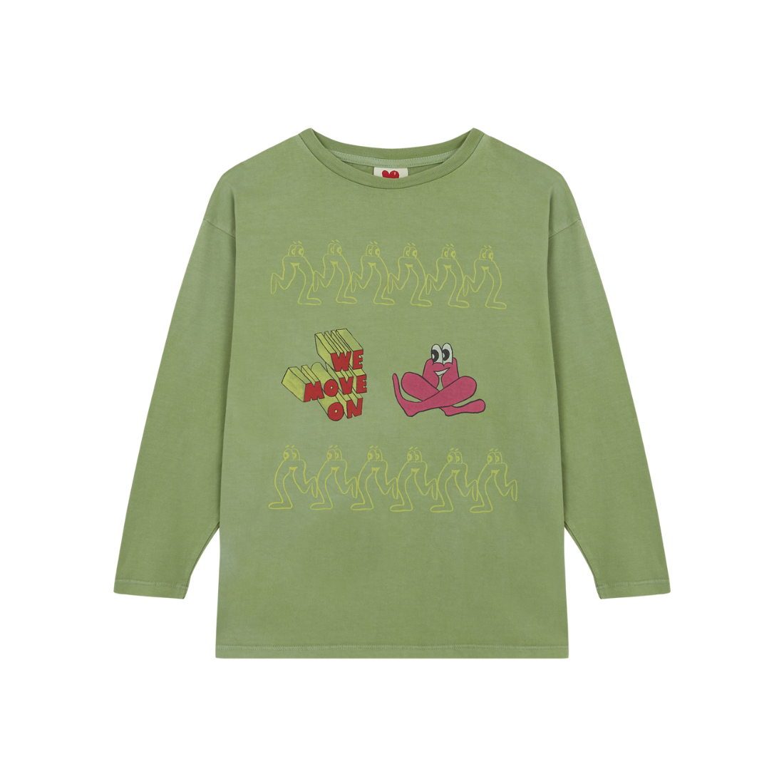Fresh Dinosaurs - T-shirt long sleeves we move on / 2-3y & 8-9y