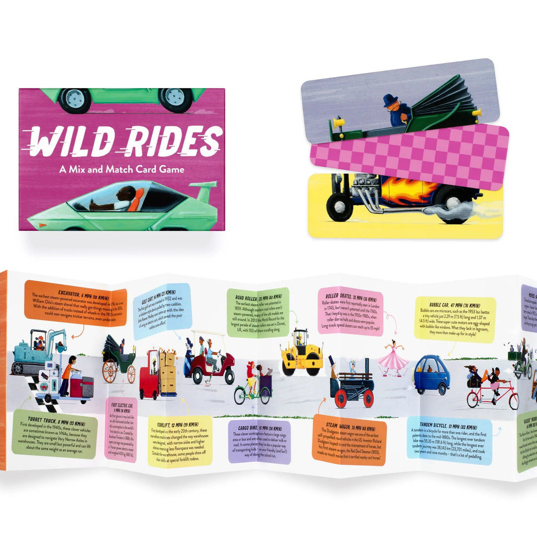 Wild Rides - een mix en match kaartenspel (3+ jaar)