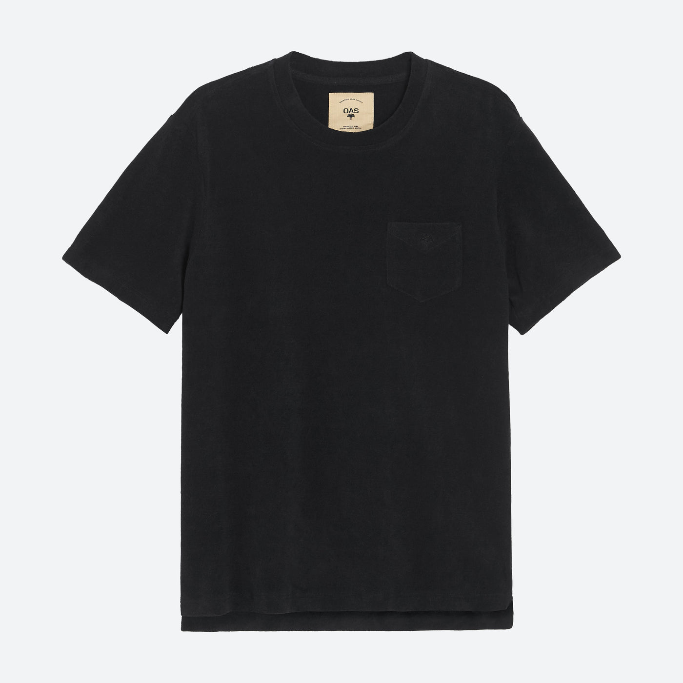 Tee terry adults black / Small