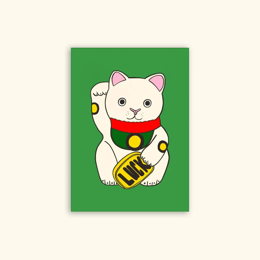 Wish you luck card A6