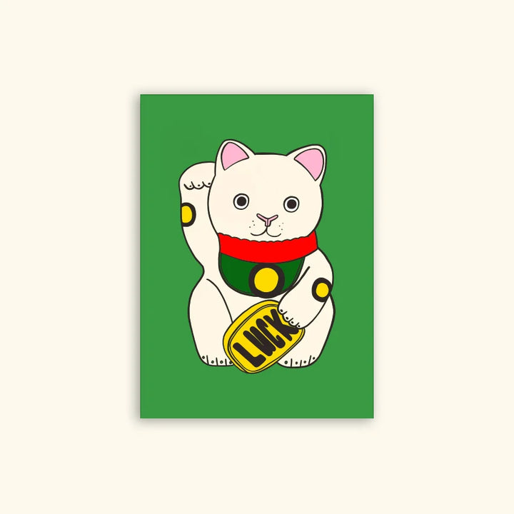 Wish you luck card A6