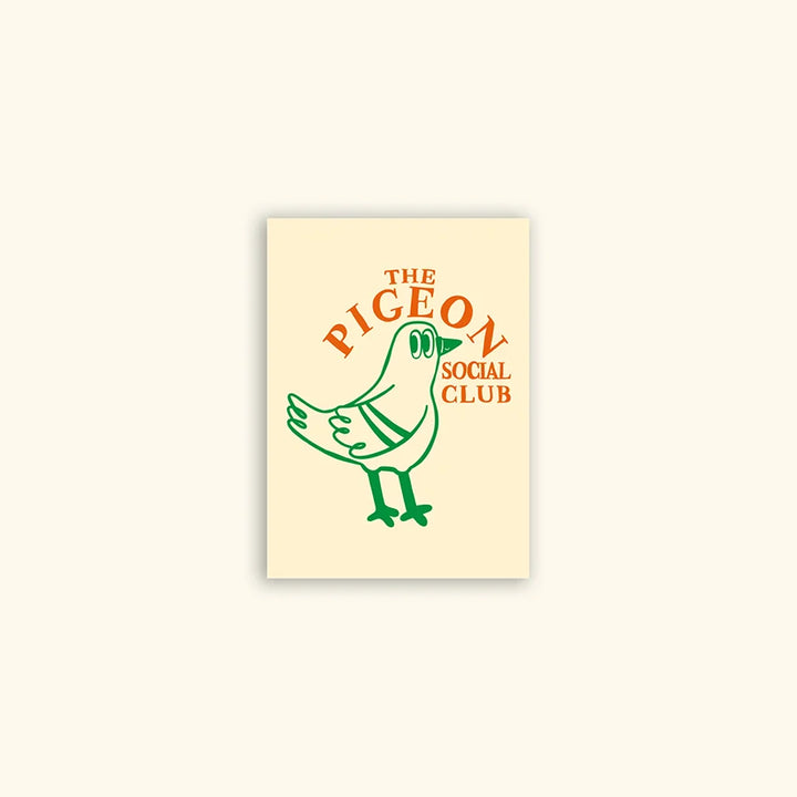 The pigeon social club card A6