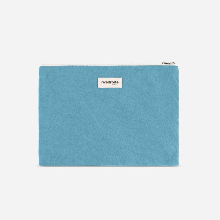 Pouch Barbette medium mediterranean blue