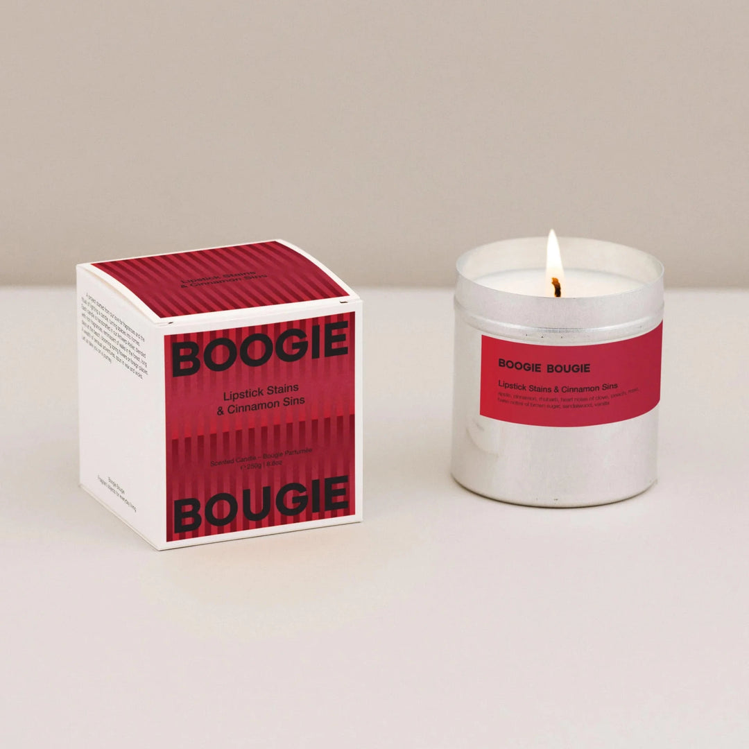 Scented candle Lipstick Stains & Cinnamon Sins