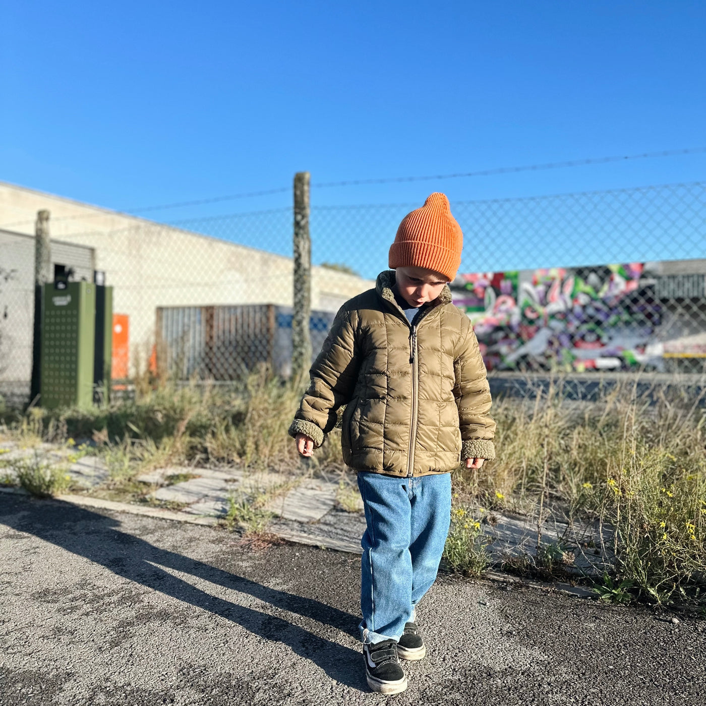 Reversible jacket kids - multiple colours