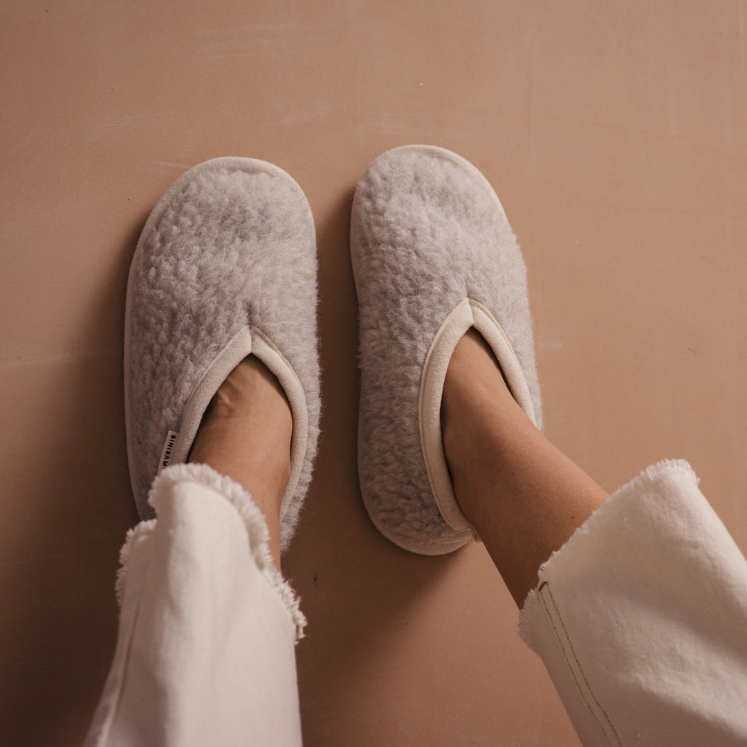 Binibamba - Women's merino booties ONE SIZE (38-40) - multiple colours