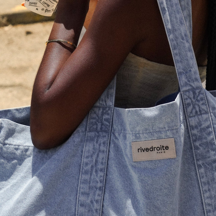 Big shopper marcel XS salted washed blue