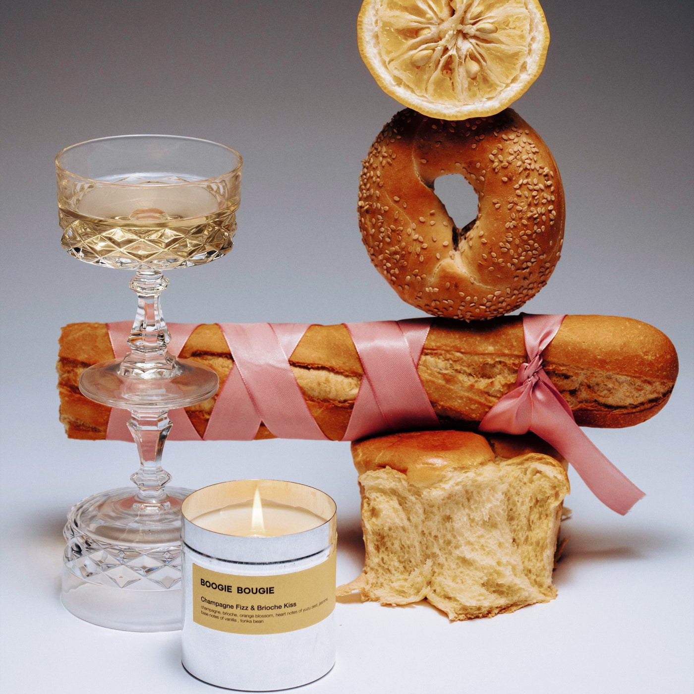 GELIMITEERDE ZOMER EDITIE // Geurkaars Champagne Fizz & Brioche Kiss