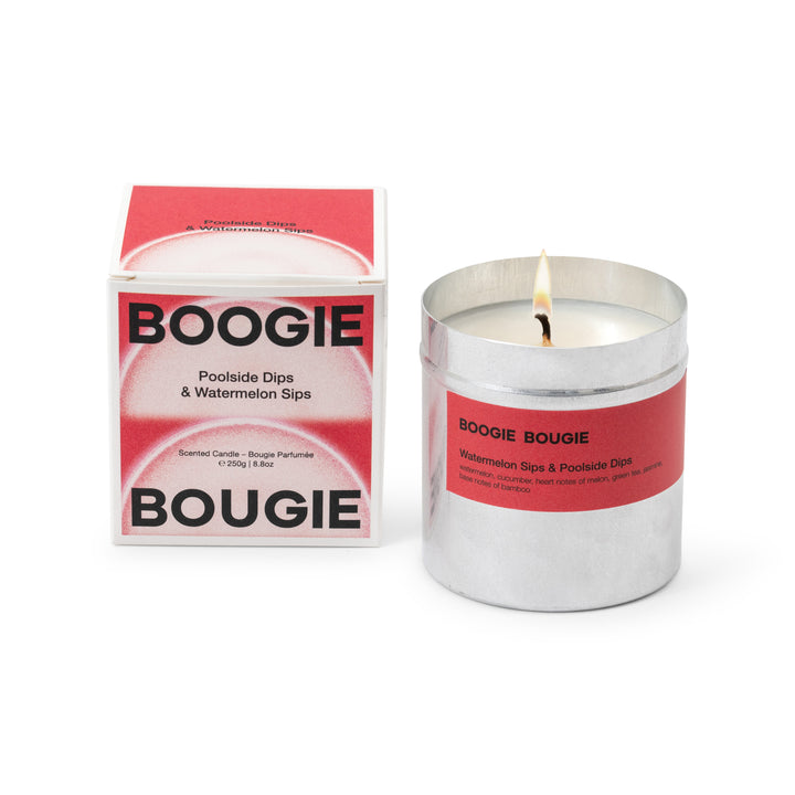 Scented candle Poolside dips & Watermelon sips