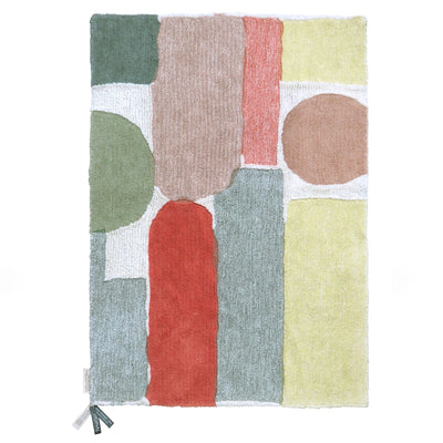 Washable wool rug Abstract / 170 x 240cm
