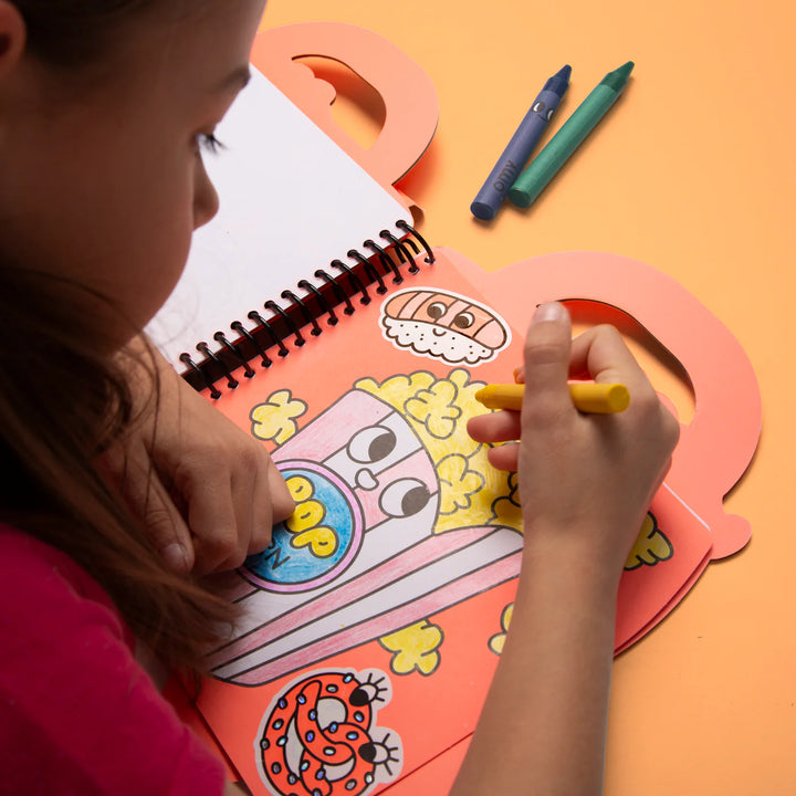 Coloring & sticker book Yummy (3+ years)