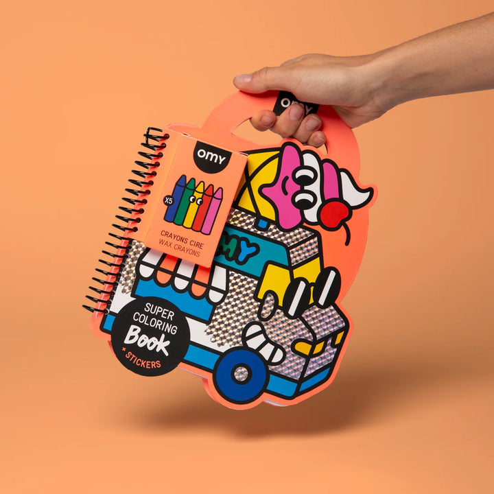 Coloring & sticker book Yummy (3+ years)