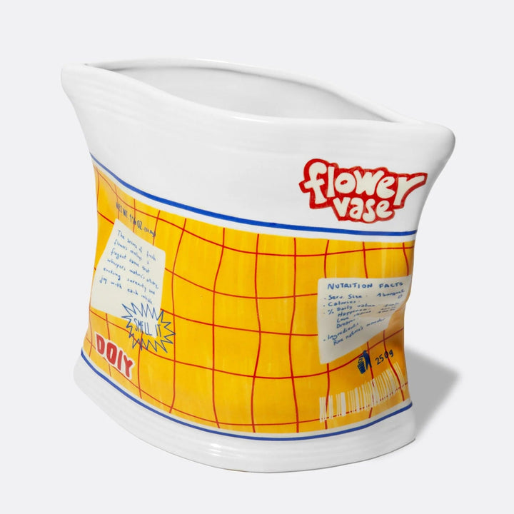 Vase chips bag