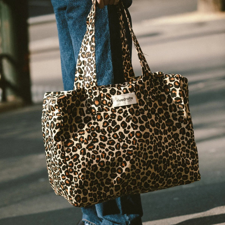 Weekend bag celestin Leopard Beige Sand
