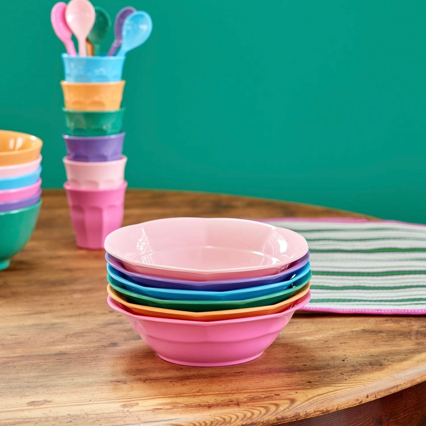 Melamine Soep Kom (Multicolor) 6-pack