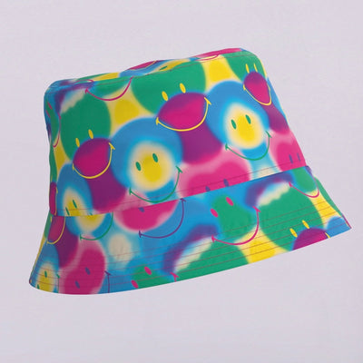 Bucket hat rainbow smiley - S/M (56-58 cm)