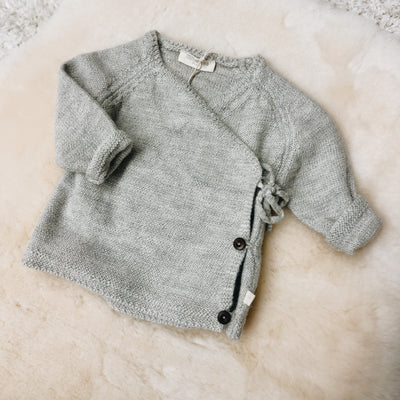 Minimalisma - Wrap sweater koala babies light grey / 3m