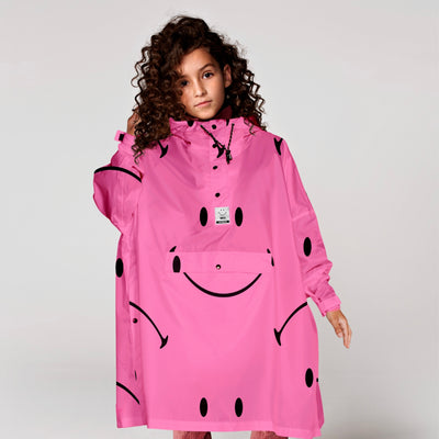 Rain poncho kids classic smiley