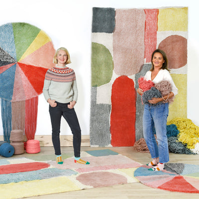 Wasbaar wollen tapijt Abstract / 170x240cm 