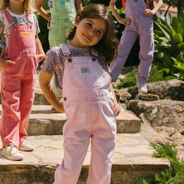 Overall Fuchsia pink kids