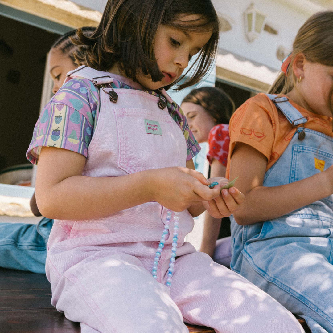 Overall Fuchsia pink kids