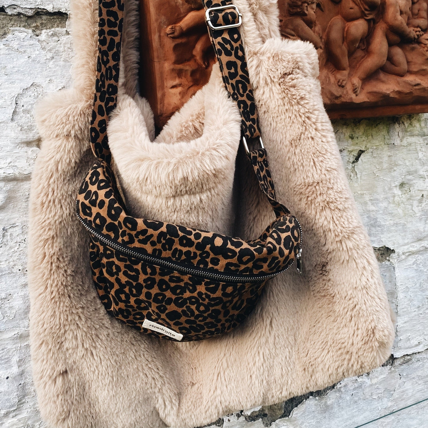 Studio Noos - Mombag faux fur camel