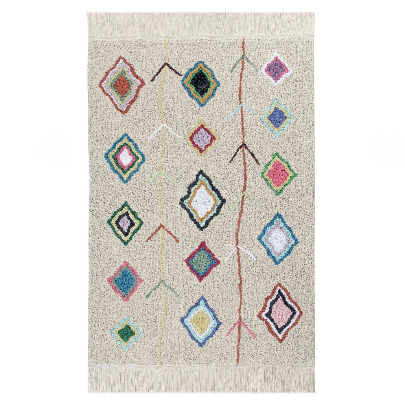 Cotton washable rug Kaarol M / 140 x 200cm