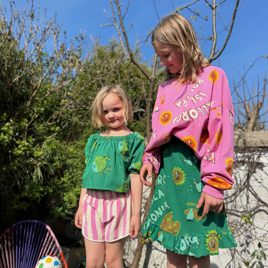 Fresh Dinosaurs - Crop top big fish / 10-12y & 12-14y