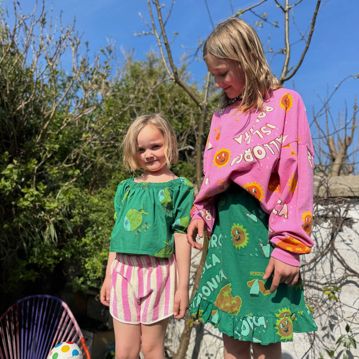 Fresh Dinosaurs - Crop top big fish / 10-12y & 12-14y