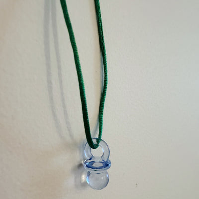 Kids 90's pacifier charm necklace