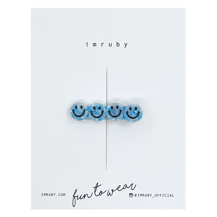 Smiley grip clip - multiple colours