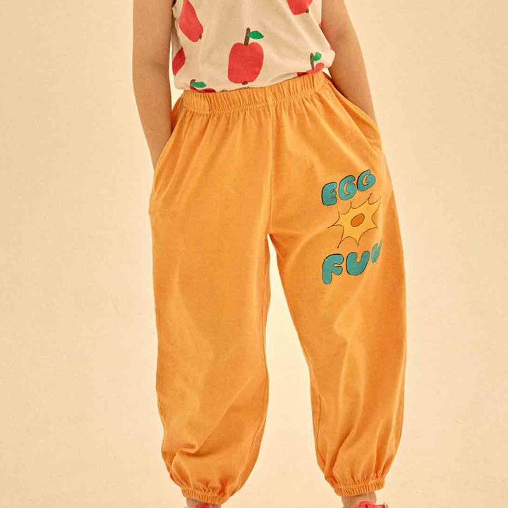 Jelly Mallow - Egg Fun Pigment Aladdin Pants / 6-7y & 10-11y