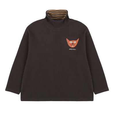 Jelly Mallow - Turtleneck cat / 4-5y & 8-9y