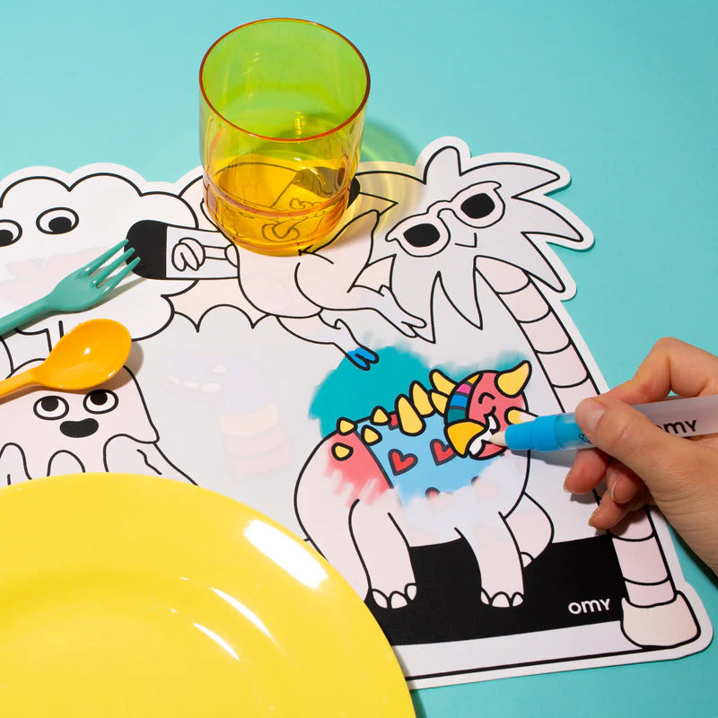 Magic water placemats dinos (2+ years)
