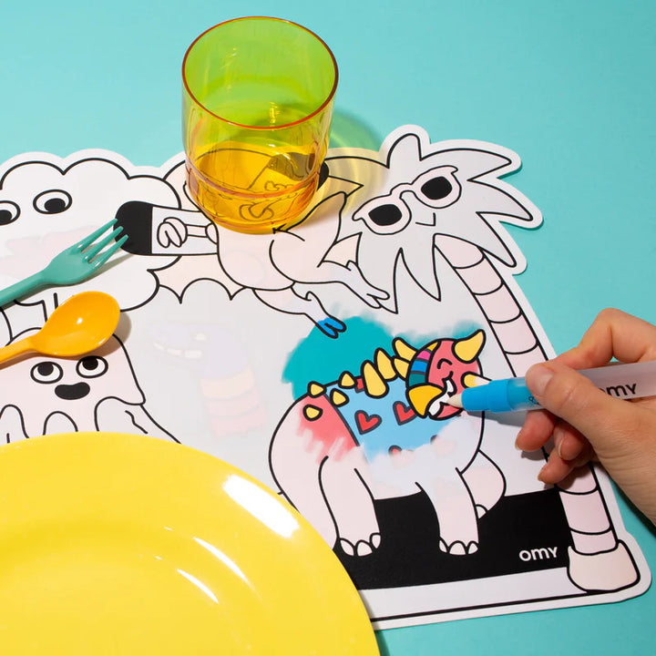 Magic water placemats dinos (2+ years)