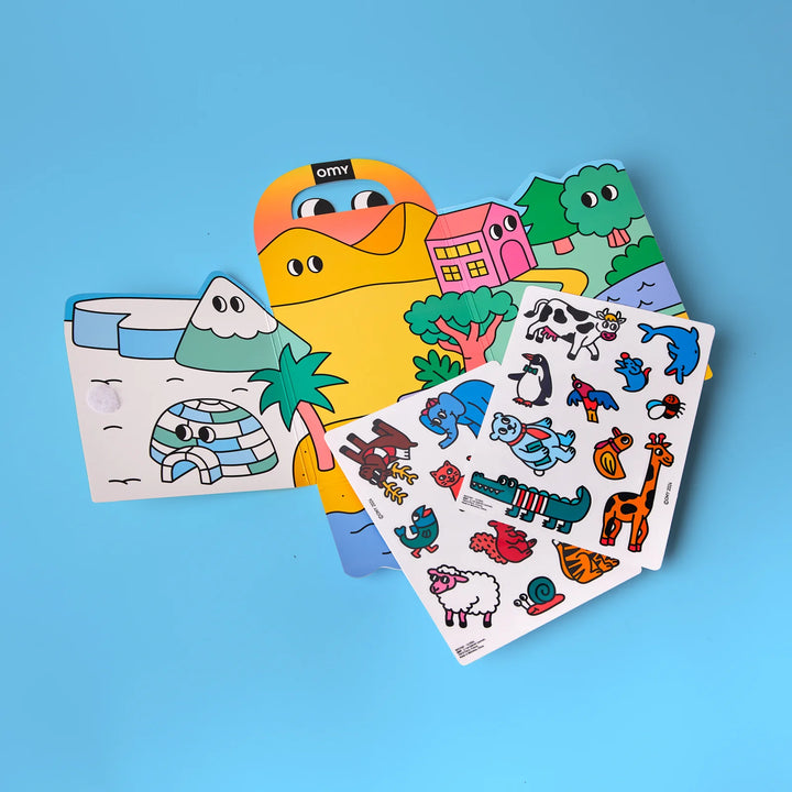 Montessori Stickers Kit Animals (3+ years)