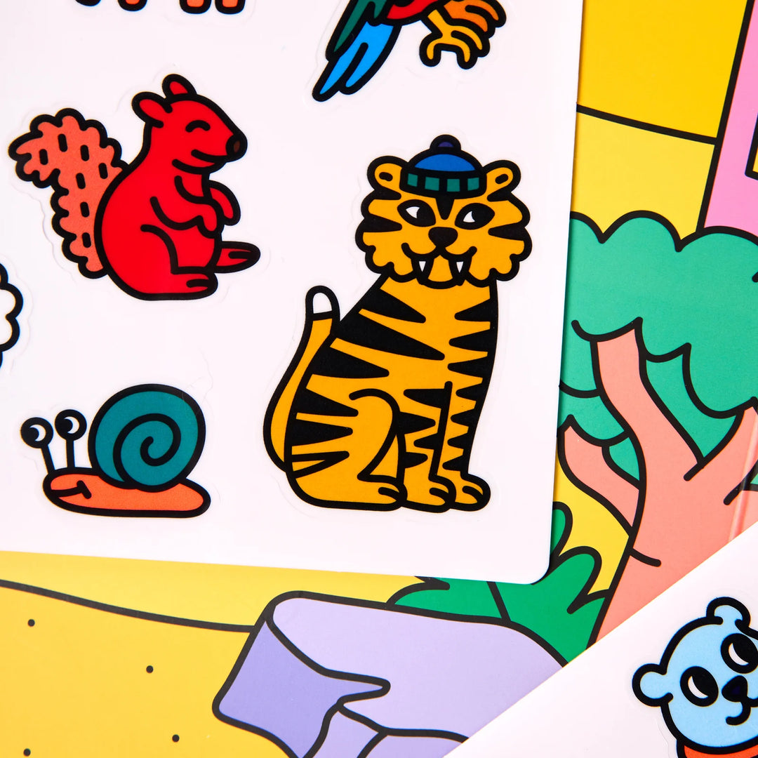 Montessori Stickers Kit Animals (3+ years)