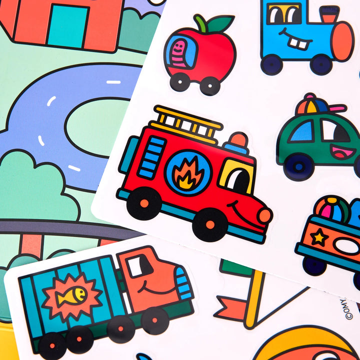 Montessori Stickers Kit Vroom (3+ years)