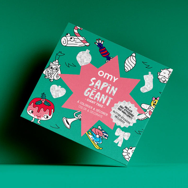 KERSTCOLLECTIE! Gigantische poster & stickers kerstboom (3+ jaar)