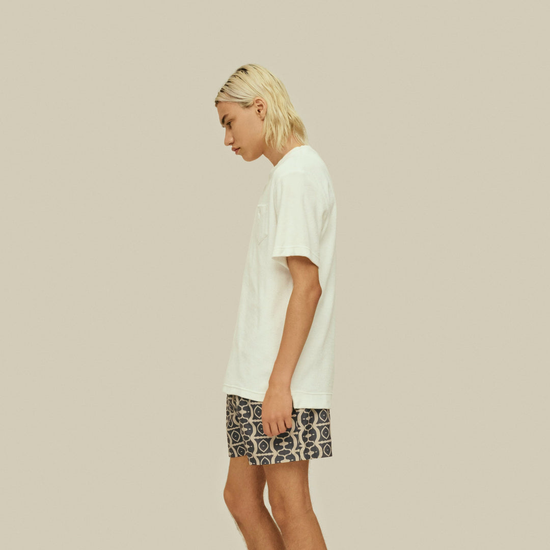 Tee terry white / last size S