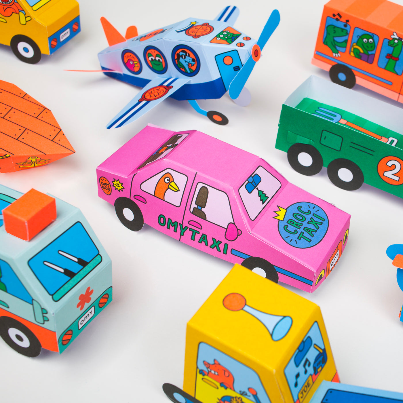 Vroom paper toys (6+ years)